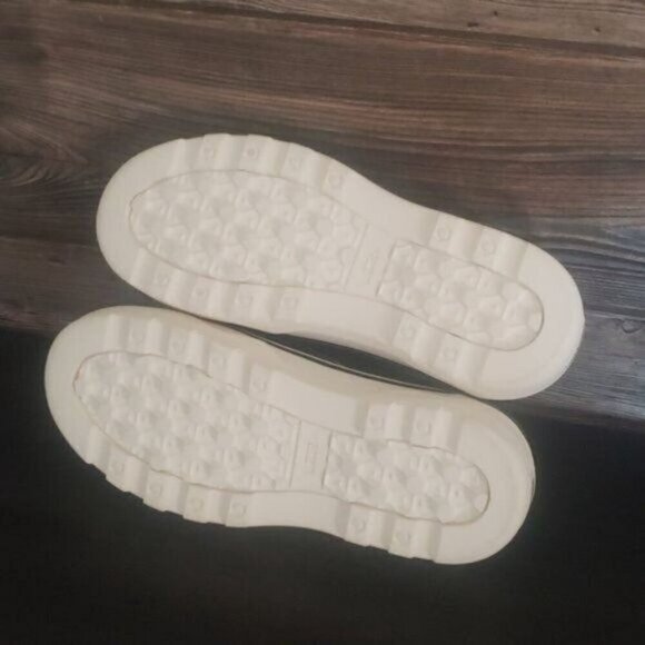 New Vans Old Skool Sentry Canvas Black White Platform Chunky Sneakers Casual - Picture 8 of 9